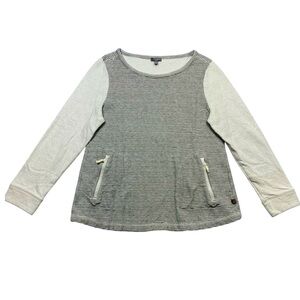 Talbots Gray Long Sleeve Tee
